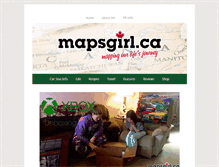 Tablet Screenshot of mapsgirl.ca